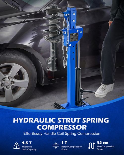 OMT Strut Spring Compressor 4.5 T Hydraulic Jack 1 T Rated Compression Force — image 2