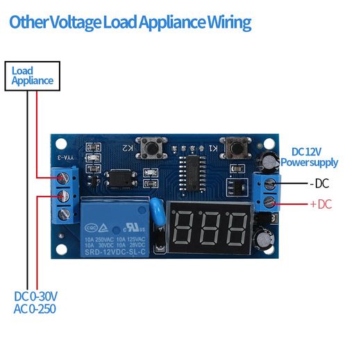 DC 12V Cycle Delay Timer Switch Adjustable Relay Module Board Infinite Loop NEW — image 5