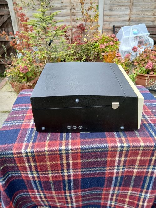Bush RP50 Vintage Portable Record Player 4-speed BSR Autochange Deck Working — image 10