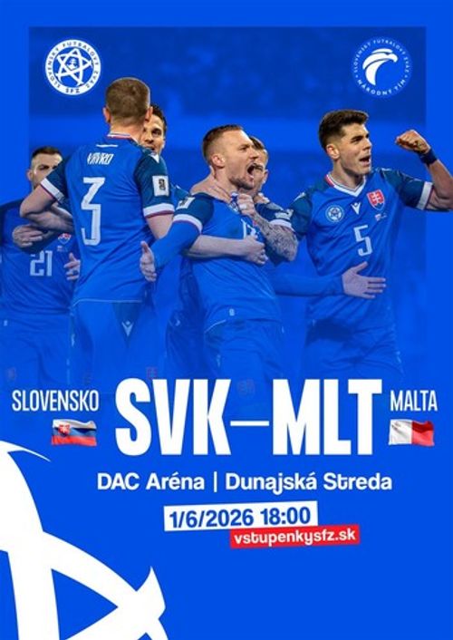 SLOVAKIA v MALTA 1 June 2026 Friendly pre WC-2026 OFFICIAL 28 pages A4