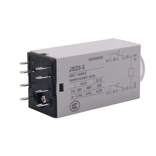 1s-5mins Adjustable Delay Time Relay AC220V DC12V/24V DPDT  8/14-Pin Time Relay — image 10