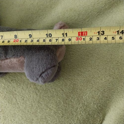 Plush Soft Toy Dog Brown Stuffed Animal Medium  8" long — image 6