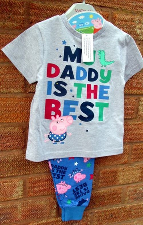 BOYS *PEPPA PIG*  PYJAMAS SET   12-18 months  BRAND NEW & TAGGED