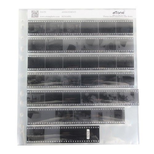 50 Sheets 135 35mm Acid-free Archival Storage Pages Sleeves Slide Film Negative