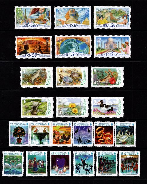GUERNSEY 2006  COMPLETE YEAR SET  COMMEMORATIVES  7 SETS + 3 MINISHEETS  MNH — image 2