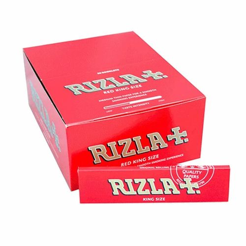 RIZLA RED KING SIZE KS MEDIUM THIN GENUINE CIGARETTE ROLLING PAPERS 1 5 10 25 50 — image 5