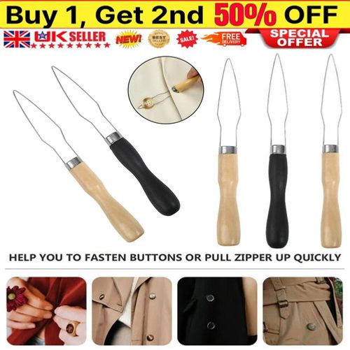 Button Hook, Dressing Aid Assist Tool with Zipper Pull Helper for Arthritis,