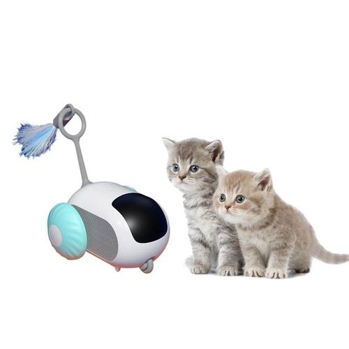 Interactive Cat Toy Remote Control Smart Moving Cat Car USB Rechargeable — image 11