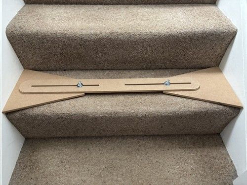 Adjustable Stair tread  and riser /alcove shelve Jig Kit 9mm MDF with Fittings .