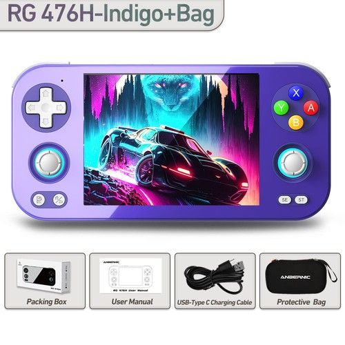 ANBERNIC RG 476H Handheld Game Console T820 Android 13 RG476H 5000mAh 4.7-inch