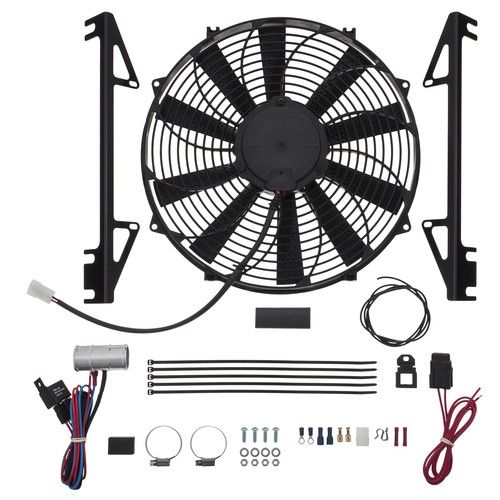 Revotec Cooling Fan Kit Negative Earth fits Austin-Healey 100-6 & 3000 RFK052