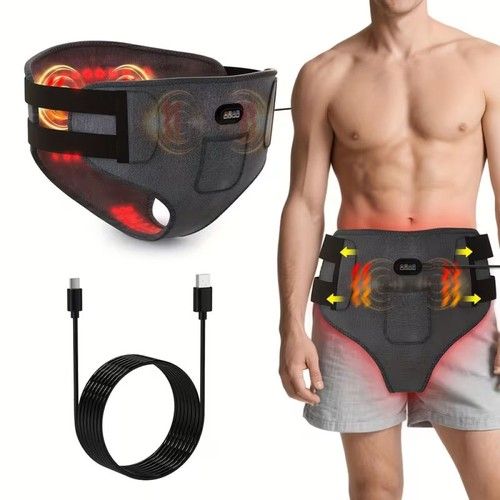 660nm Red Light Therapy Heating Massage Pants for Pain Relief Muscle Relaxation