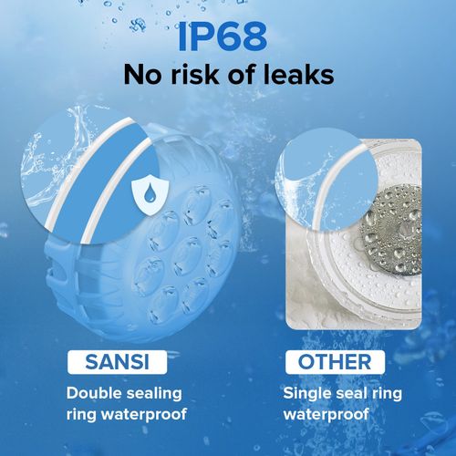 4PCS SANSI LED RGBW Pool Lights With Remote for Above Ground Swimming Pool IP68 — image 3