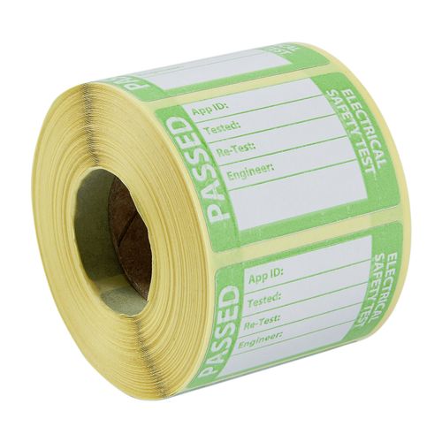 PAT Test Labels Testing Appliance Various Quantities 45x30mm Cheap Labels — image 5