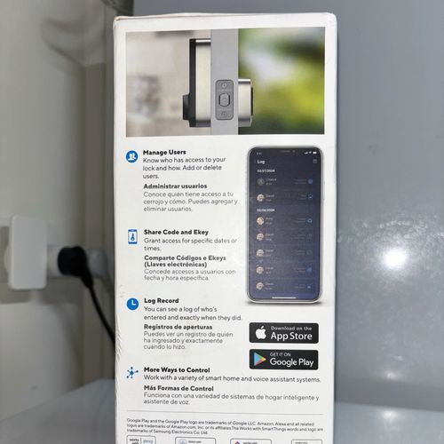 ULTRALOQ: Bolt Fingerprint Smart Deadbolt Matter Thread - Bluetooth Keypad Lock — image 4