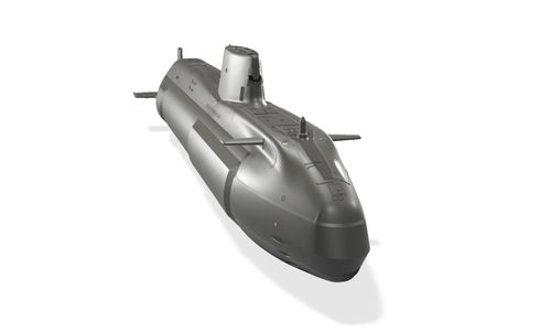 HMS Astute S119 - Submarine self assembly model kit scale 1:150 646 mm / 25.4'' — image 6