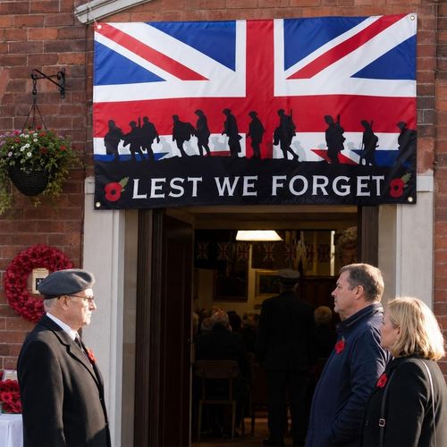 LEST WE FORGET Large 5x3ft Flag, Rememberance Day Flag, Armistice Day Flag — image 5