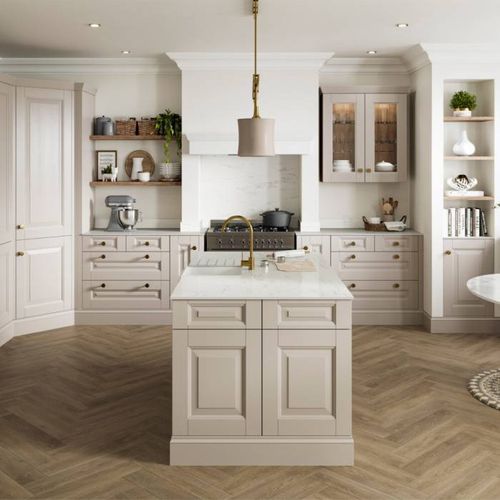 Solid White Marble Compact Laminate Ultra Thin 12mm Slimline Kitchen Worktops — image 3