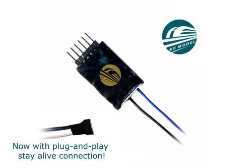 AED-6PD.4 DCC Concepts AE Model Nano 6-Pin 4 Function Decoder — image 1