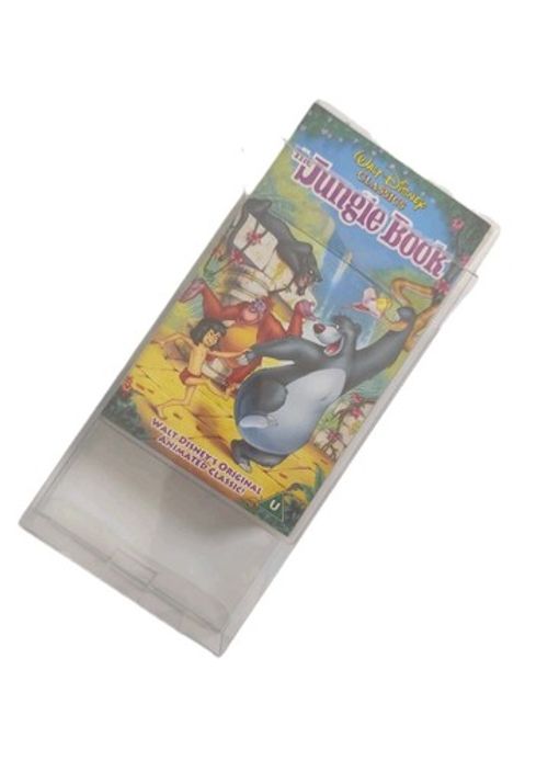 Box Protector VHS Type B Video Tape Plastic 0.5mm Display Case (1-50 Pack)