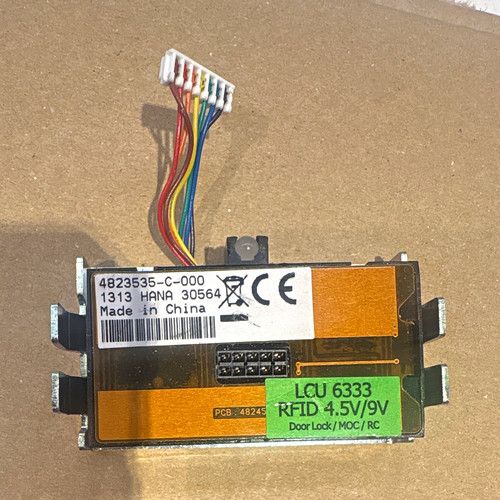 LCU 6333 RFID Module Board Black 4.5V/9V Includes RFID Module MPN 4823535-C-000
