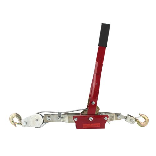 4 Ton Dual Gear Power Puller Heavy Duty 2 Hook Cable Puller Hand Winch Turfer — image 3