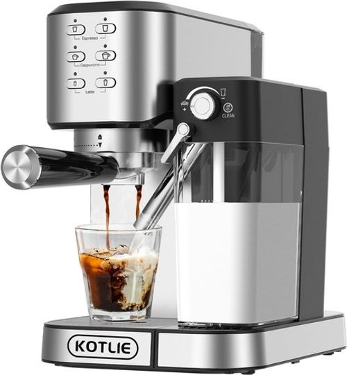 Espresso Coffee Machine with Automatic Milk Frother,20BarOne-Touch-Coffee
