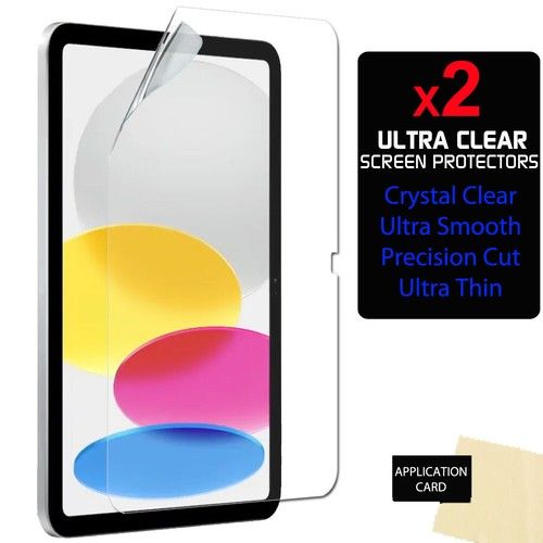 2x For Apple iPad A16 11" 11th Generation 2025 CLEAR Screen Protector Guards