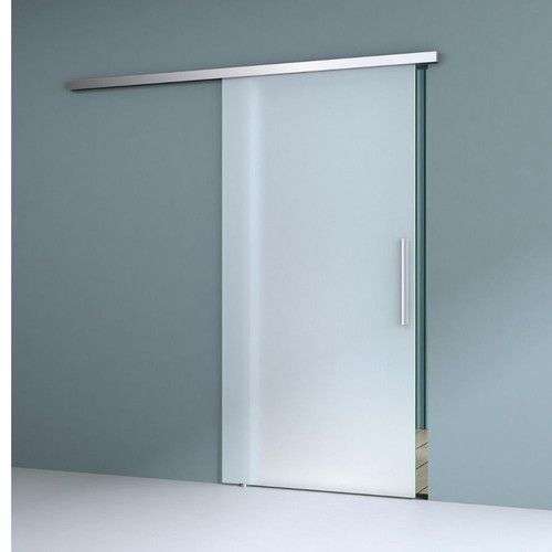 Interior Sliding Glass Door Tempered Fully Frosted and Rail Track Kit 775-1025mm