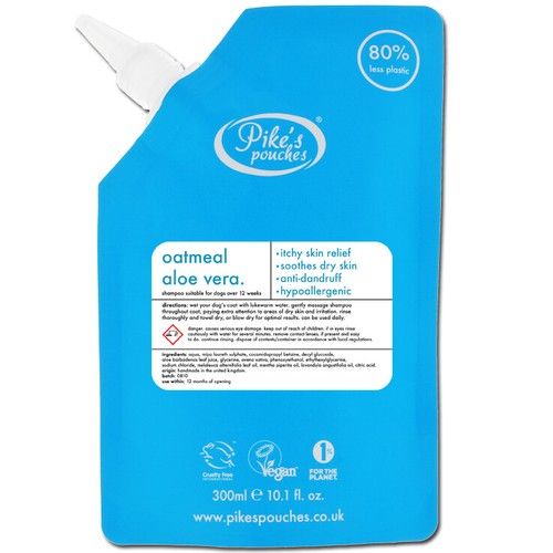 Oatmeal & Aloe Vera Dog Shampoo & Conditioner for Dry Itchy Sensitive Skin UK