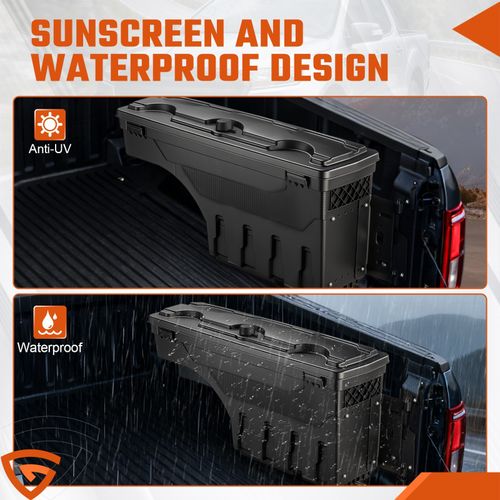 Swing Case Bed Storage Tool Box for Ford Ranger 2012-2021 Wildtrak Left + Right — image 11