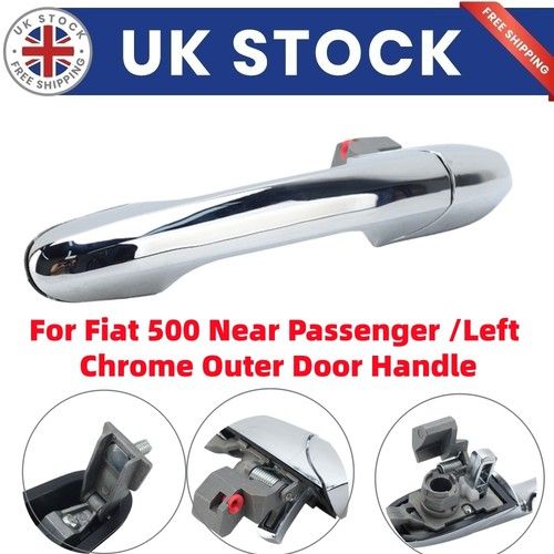 Outer Door Handle For Fiat 500 & 500C Front Left Side Passenger Side 735592026