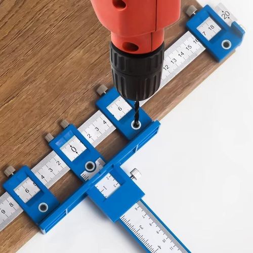 Cabinet Hardware Jig Adjustable Drill Guide for Knobs Handles Drawer Pulls ⭐ — image 2