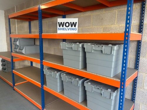 WOW400kg Warehouse Racking Shelving Extra Heavy Duty Storage Garage Workshop New