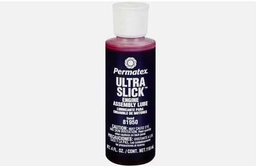 Permatex 81950 Ultra Slick Engine Build Assembly Lube Cam Bearing 4fl oz 118ml