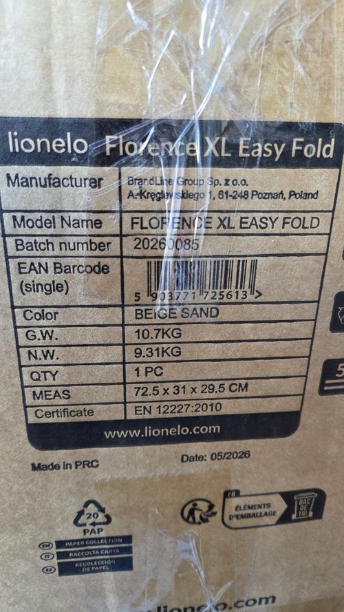 Lionelo Florence XL Easy Fold Large Baby Playpen 180 x 200 cm Foldable — image 12