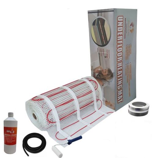 Electric underfloor heating Mat Kit 200w Mesh mat Systems all sizes available