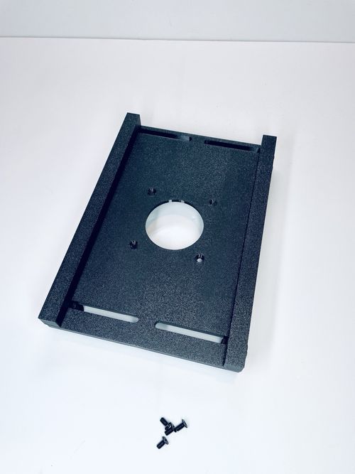 DeWalt DCW600 Router Edge Guide Adjustable Parallel Adapter Jig for Trim Routing — image 3