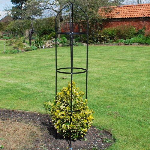 1.9m Outdoor Garden Metal Obelisk Climbing Plant Support Frame Trellis New — image 5