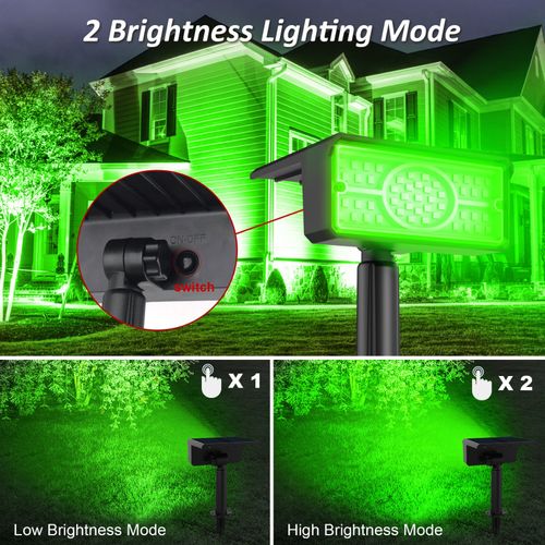 T-SUN 2Pack 49LED Solar Spot Lights Garden Light Landscape Solar Wall Lights UK — image 3