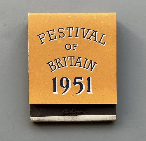 1951 FESTIVAL of BRITAIN MATCH BOOK, COMPLETE, MATCHES UNUSED