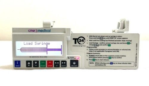 MCKINLEY T34 SYRINGE PUMP DRIVER EXCELLENT CONDITION - SERVICED ALARIS