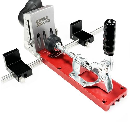 Pocket Hole Jig System Adjustable Drill Guide Professional Version Joinery Tool — image 2