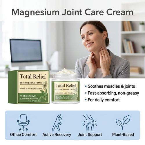 Total Relief Magnesium Cream Nerve Relief Magnesium Soothing Cream FastAbsorbing — image 5