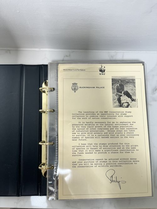 WWF World Wide Fund Conservation Nature Stamp Collection 1980s Folder — image 2