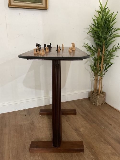 Antique Chess Table Games Table Chess Pieces Not Included — image 8