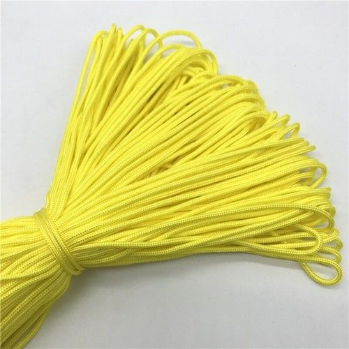 2mm Paracord Bushcraft Survival Cord Rope Lanyard multicolour 15 25 50 100 ft