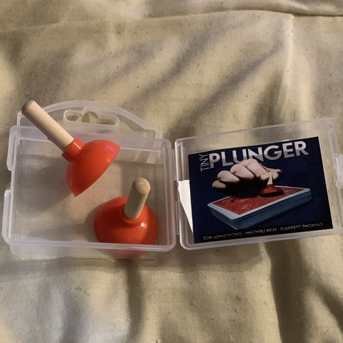 Tiny Plunger Magic Trick plus Sheep Dog trick - cards included. — image 2
