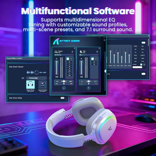 ATTACK SHARK L30PRO Gaming Headset Wireless For PS4, PS5, Xbox, Switch, PC — image 9