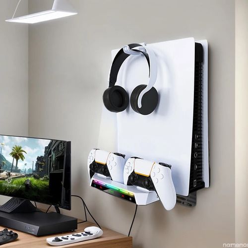 PS5 Wall Mount Stand & Controller Holders for PS5 & PS5 Slim UK — image 1
